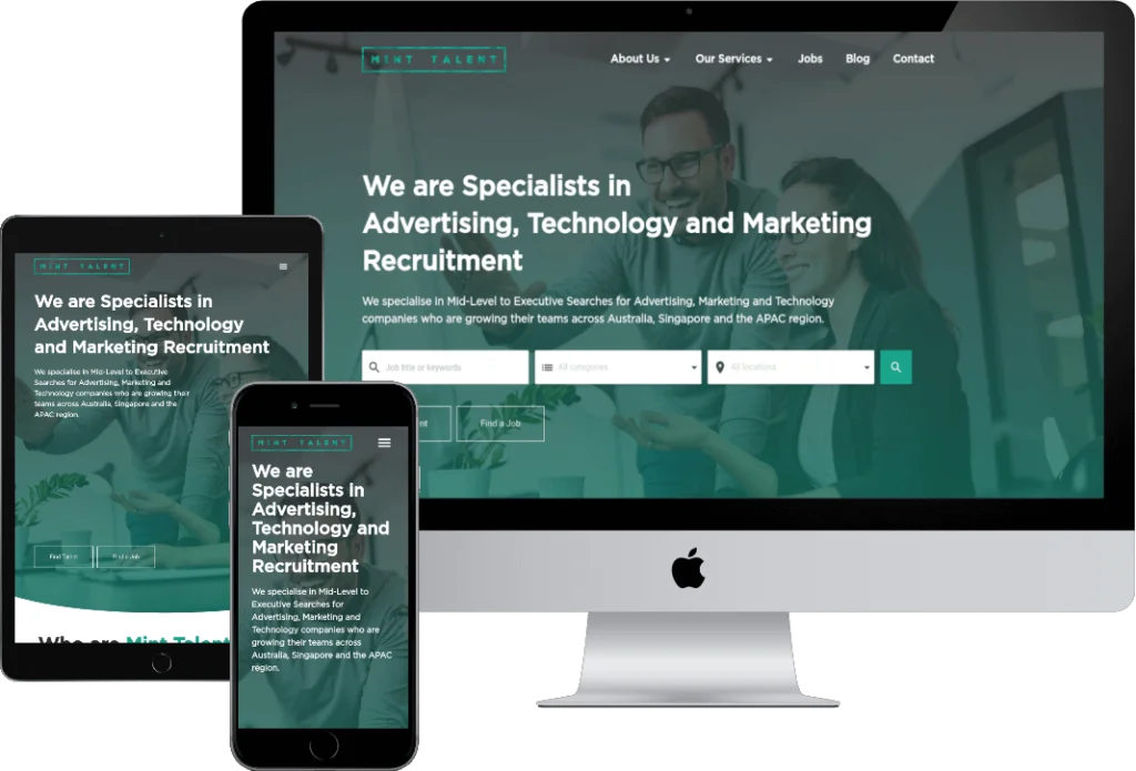 Recruitment Website Case Studies 8 MintTalent CaseStudy Feature