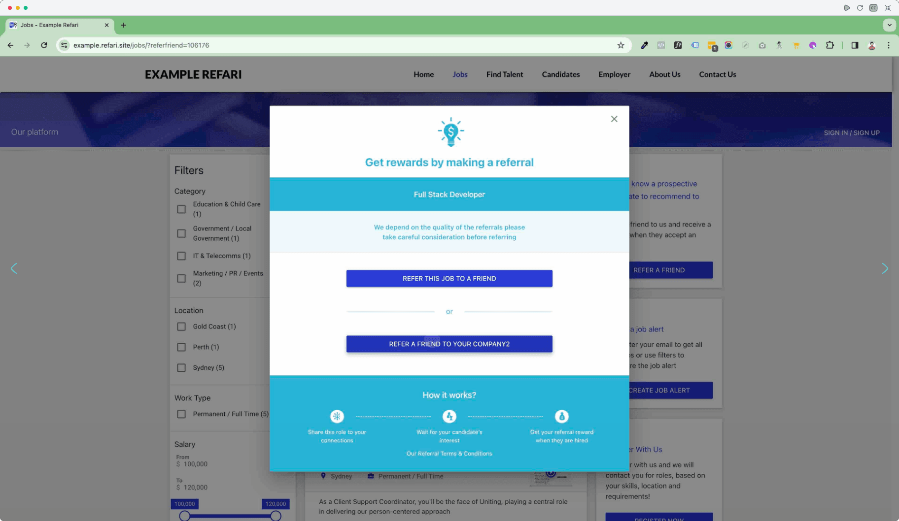 Job Board Software UK 31 Advanced Referral Technology