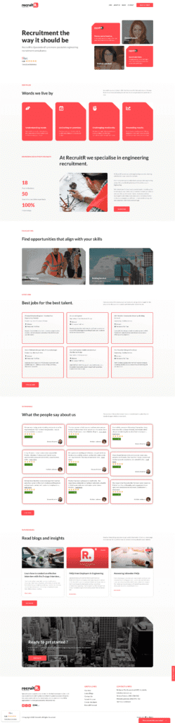 RecruitWizard WordPress Integration 35 Recruitr Fullpage min
